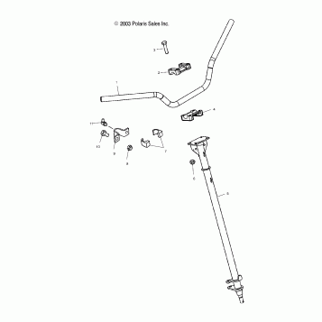 STEERING POST - A06GJ50AA/AB/AC (4986168616B02)