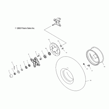 FRONT HUB and FRONT WHEEL - A04GJ50AA/AB/AC/AD (4986168616B05)
