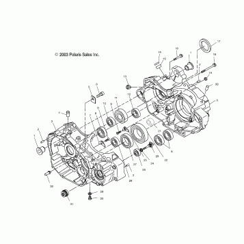CRANKCASE - A04GJ50AA/AB/AC/AD (4986168616C05)