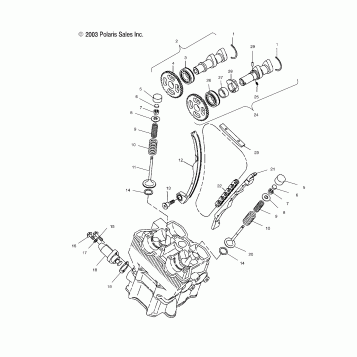 INTAKE and EXHAUST - A03GJ50AA/AB (4986168616C07)