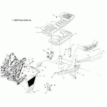 FRONT RACK and BUMPER MOUNTING - A04CB32AA/FC (4986188618A07)