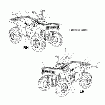 DECALS - A04CB32AA/FC (4986188618A08)