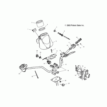 HANDLEBAR - A04CB32AA/FC (4986188618C01)