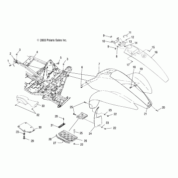 FRONT CAB - A04BA25CA/CB (4986208620A03)