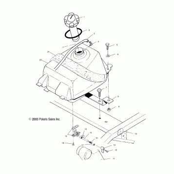 FUEL TANK - A04BA25CA/CB (4986208620A10)