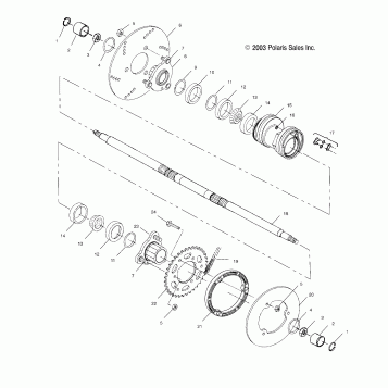 REAR HOUSING - A04BA25CA/CB (4986208620B09)