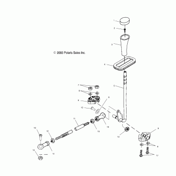 GEAR SELECTOR - A04BA25CA/CB (4986208620C02)