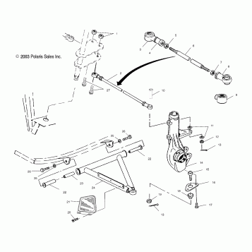 A-ARM/STRUT MOUNTING - A04BG50AA/FA (4986228622B04)