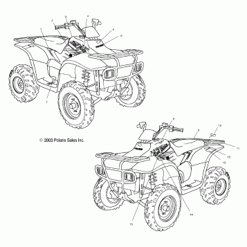 DECALS - A04CA32AA/AB/FA (4986248624A05)