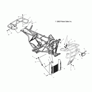 BUMPER and RACK MOUNTING - A04CA32AA/AB/FA (4986248624A06)