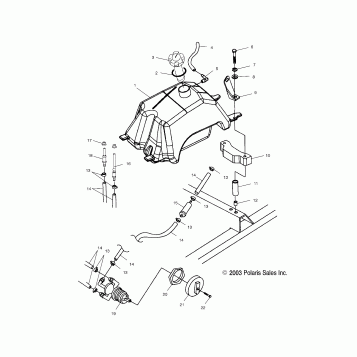 FUEL TANK - A04CA32AA/AB/FA (4986248624A12)