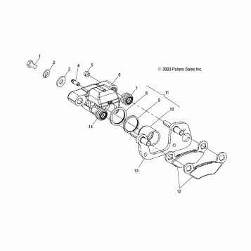 FRONT BRAKE - A04BA25CA/CB (4986248624B01)