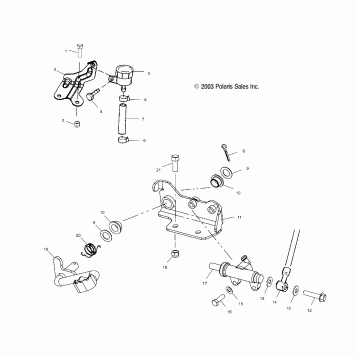 REAR BRAKE MASTER CYLINDER - A04CA32AA/AB/FA (4986248624B03)