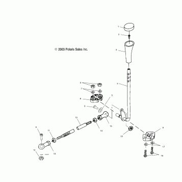 GEAR SELECTOR - A04CA32AA/AB/FA (4986248624C05)