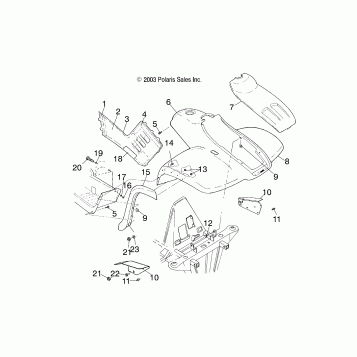 FRONT CAB - A04CD32AA/AB/AC/FB (4986268626A05)