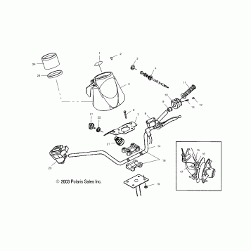HANDLEBAR - A04CD32AA/AB/AC/FB (4986268626C01)
