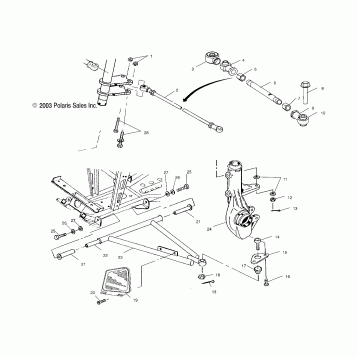 A-ARM/STRUT MOUNTING - A04CD32AA/AB/AC/FB (4986268626C02)