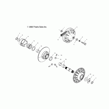 DRIVEN CLUTCH - A04CD32FB (4986268626C05)