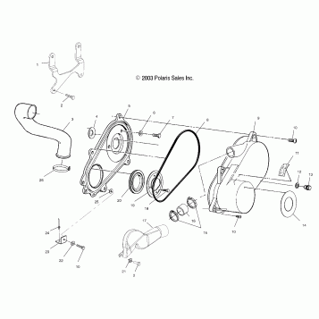 CLUTCH COVER - A04CL50AA (4986288628C06)