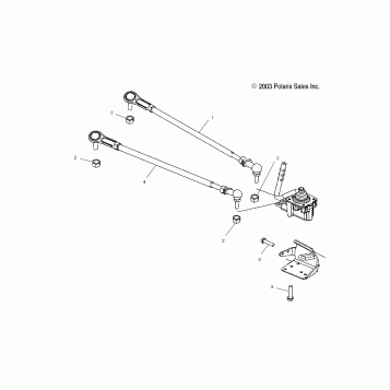 GEARCASE SELECTOR MOUNTING - A04CL50AA (4986288628C12)
