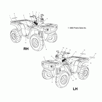 DECALS - A04CH42AQ/AR/AS (4987258725A10)