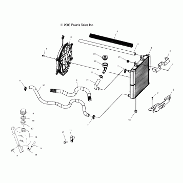 COOLING SYSTEM - A04CH50AO/AQ/AR/AS/AT/AV/AW/AX (4987288728A12)