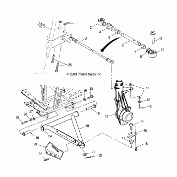 A-ARM/STRUT MOUNTING - A04CH42AQ/AR/AS/AT/AV (4987258725C03)