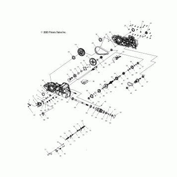 GEARCASE - A04CH42AQ/AR/AS/AT/AV (4987258725C13)