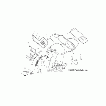 FRONT CAB - A04CH50AO/AQ/AR/AS/AT/AV/AW/AX (4987288728A05)