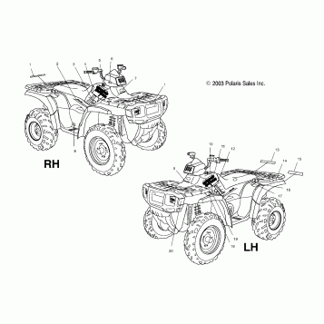 DECALS - A04CH50AQ/AR/AS/AW (4987288728A10)