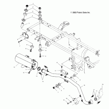 EXHAUST SYSTEM - A04CH50AO/AQ/AR/AS/AT/AV/AW/AX (4987288728B01)