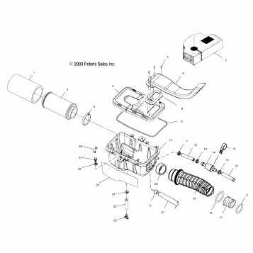 AIR BOX - A04CH50AO/AQ/AR/AS/AT/AV/AW/AX (4987288728B02)