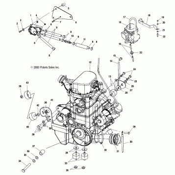 ENGINE MOUNTING - A04CH59AK/AL/AN/AQ/AW (4987318731A13)