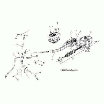CONTROLS-MASTER CYLINDER/BRAKE LINE - A04CH68AK/AL/AN/AO (4987318731B10)