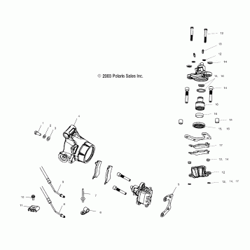 REAR CALIPER - A03CH68AA/AC/AF/AH/AL (4987318731C09)