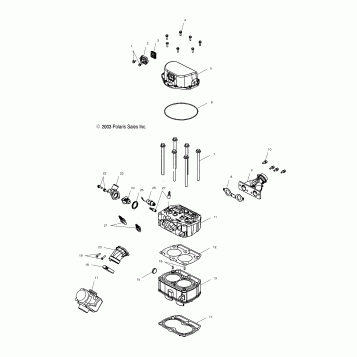 CYLINDER and CYLINDER HEAD - A04CH59AK/AL/AN/AQ/AW (4987318731D05)