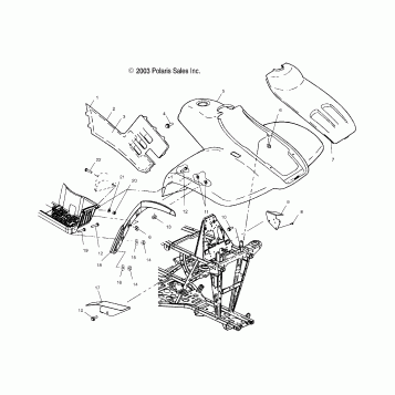 FRONT CAB - A04CH68AK/AL/AN/AO (4987438743A05)