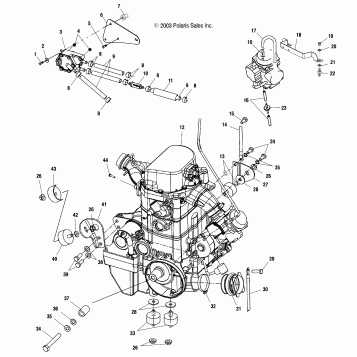 ENGINE MOUNTING - A04CH68AK/AL/AN/AO (4987438743A13)