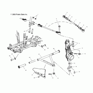 A-ARM/STRUT MOUNTING - A03CH68AA/AC/AF/AH/AL (4987438743B06)