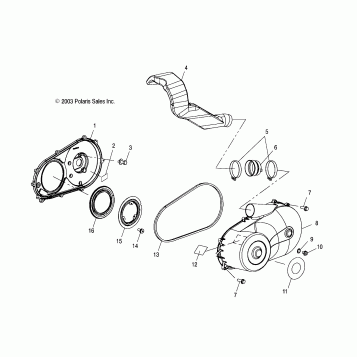 CLUTCH COVER - A04CH68AK/AL/AN/AO (4987438743C05)