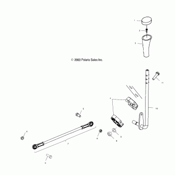 GEAR SELECTOR - A04CH68AK/AL/AN/AO (4987438743C10)