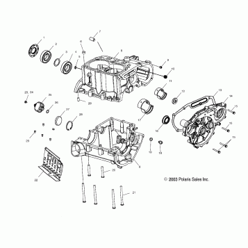 CRANKCASE - A05MH68AK/AN/AD (4987438743D03)