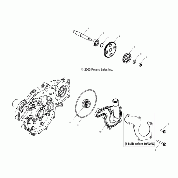 WATER PUMP - A04CH68AK/AL/AN/AO (4987438743D11)