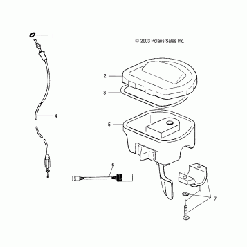 CONTROLS-THROTTLE ASM/CABLE - A04CH68AC/AF/AH/AJ/AT/AV (4987468746B10)