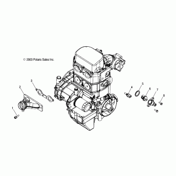 MANIFOLD and THERMOSTAT - A04CH68AP/AQ/AU/CU (4987468746D03)