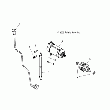 STARTING MOTOR - A04CH68AP/AQ/AU/CU (4987468746D13)