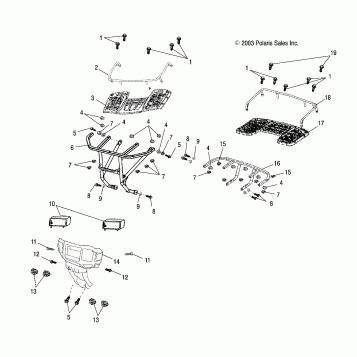 BUMPER/RACKS - A04FA09CA/CB (4987808780B02)