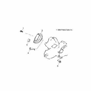 FLY WHEEL COVER - A04KA05CA (4987878787A05)