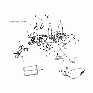 CAB/SEAT - A04KA05CA (4987878787B04)