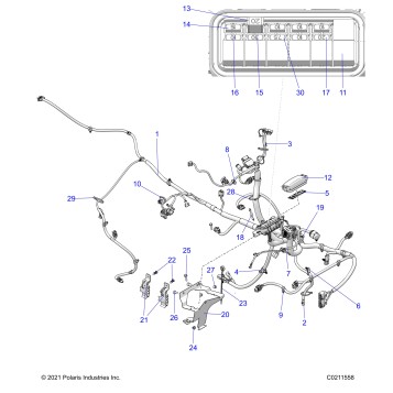 ELECTRICAL, MAIN WIRE HARNESS - A22SEG50A1/A5 (C0211558)
